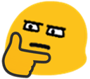 blob thinking glare Slack emoji