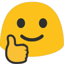 blob thumbs up Slack emoji