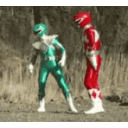 power rangers shrug Slack emoji