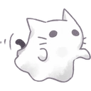 ghost waving helloq Slack emoji