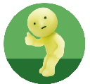 lime blush shy thumbsup Slack emoji