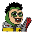 pepeleatherface Slack emoji