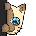 browncatlurk Slack emoji