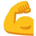 google musclel blob Slack emoji