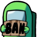 amongusban q Slack emoji