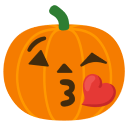 kissing pumpkin Slack emoji