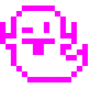 8bit ghost Slack emoji