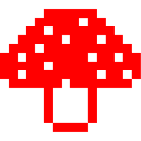 8bit mushroom Slack emoji