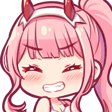 pinkponytail q Slack emoji