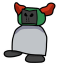 robot cat red hat Slack emoji