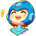megaman laugh lol Slack emoji