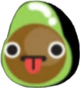 avocadotongue q Slack emoji