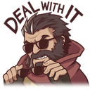 dealwithitguy q Slack emoji