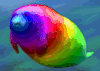 rainbow manatee Slack emoji