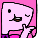 pink blob wink thumbq Slack emoji