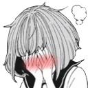 blushshy q Slack emoji