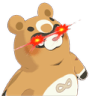 bear guitar rockq Slack emoji