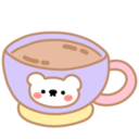 cute bear coffee mugq Slack emoji