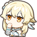 blonde thinking chin Slack emoji