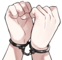 hands cuffed tightq Slack emoji