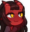 devil girl smirkq Slack emoji