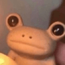 frog blank stareq Slack emoji