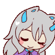 anime sweat nervousq Slack emoji