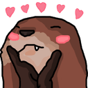 heartotterq Slack emoji