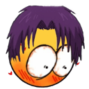 purple hair shockedq Slack emoji