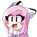cat pink happywave Slack emoji