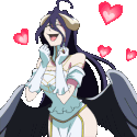 angelic girl heart eyes Slack emoji