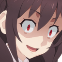 anime girl sly smile Slack emoji