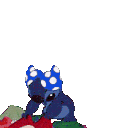 mushroom hat blue snail Slack emoji