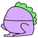 dino chill sitq Slack emoji
