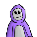 purple skeleton smileq Slack emoji