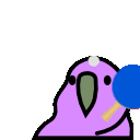 pingpong parrot opponent Slack emoji