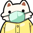 cat mask protectq Slack emoji
