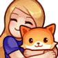 fox hugq Slack emoji