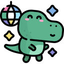 dino dancingq Slack emoji
