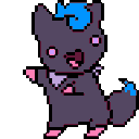 trlmx y2k kitty dance dancing wo Slack emoji