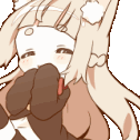 nekogirl laughing Slack emoji