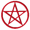 pentagram red spin Slack emoji