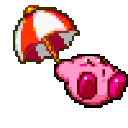 kirby umbrella Slack emoji