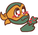 02 orange mikey love Slack emoji