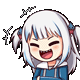 5849gawrgurascaredanimated Slack emoji