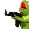 pepe strapped animated Slack emoji