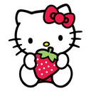 strawberry hellokittyq Slack emoji