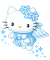 blue hellokittyq Slack emoji