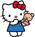 teddy hello kittyq Slack emoji