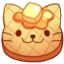 cat wafflesq Slack emoji
